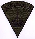 Patch worn on camouflage uniform