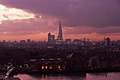 2014-08-13 Looking over London at dusk.