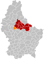 Localização de Mertzig em Luxemburgo