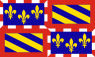 Drapeau de la Bourgogne.