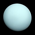 Image 17 Uranus Photo: NASA/JPL/Voyager 2 mission Uranus is the seventh planet from the Sun and the fourth most massive in the Solar System. In this photograph from 1986 the planet appears almost featureless, but recent terrestrial observations have found seasonal changes to be occurring. More selected pictures