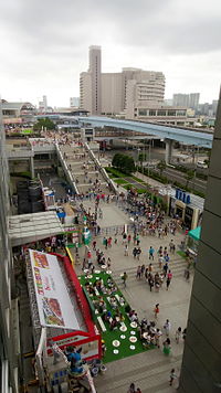 「お台場新大陸」メイン会場 （2014年8月31日撮影）