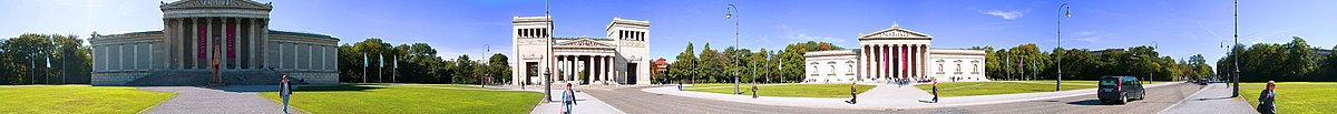 Königsplatz de Múnich.