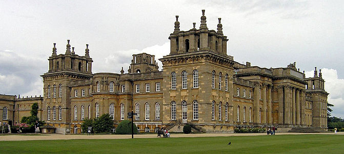 Blenheim Palace by John Vanbrugh and Nicholas Hawksmoor