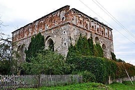 la synagogue de Sataniv en 2012.