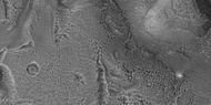 Brain terrain being formed, as seen by HiRISE under HiWish program. Note: this is an enlargement of a previous image using HiView.