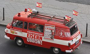 Le bus d'Union Berlin.