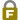 Gold padlock