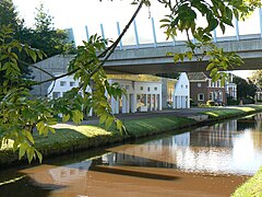 Art project "Geveltjes viadukt" in Nieuwe Pekela