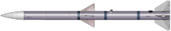 AIM–120A AMRAAM oldalnézete