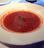 Manhattan clam chowder