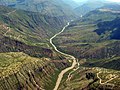 A Chicamocha folyó kanyonja