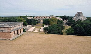 Uxmal, ville préhispanique.