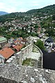 Jajce - a walled city, protected by two rivers and long wall