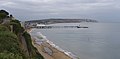 2014-11-26 Looking down on the beach at Sandown.