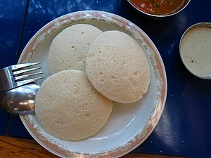 A plate of Idli