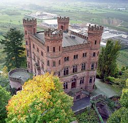 Ortenberg Castle near Offenburg (now a Youth Hostel)