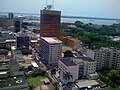 Vue aérienne d'Abidjan