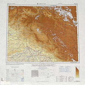 Map including Karakoram Pass (AMS, 1966)[b]