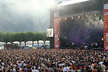 Concert lors du festival Musilac à Aix-les-Bains en 2006