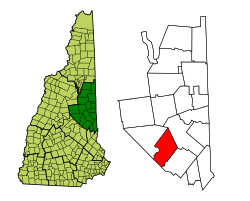 Location in Carroll County, New Hampshire