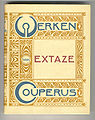 Cover of Extaze. Ca. 1905.