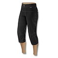 Loose-fit, black, bike Capris