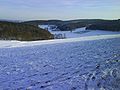 Winterlandschaft bei Buchen westlich der K26