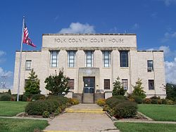 Polk County Courthouse in Mena