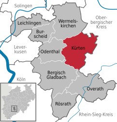 Kürten – Mappa