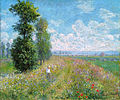 Claude Monet, Niitty ja poppeleita, 1875.