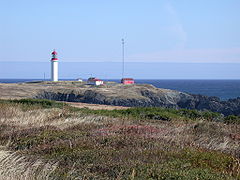 Faro de Cabo Race, Península de Avalon, en la isla de Terranova (Canadá).