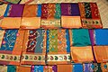 Image 18Kanchipuram silk saris worn by women on special occasions. (from Tamils)