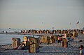 Abendstimmung am Strand des Ostseebads Laboe