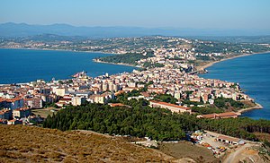 Vista panorâmica da cidade de Sinope