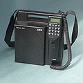 Téléphone portable des années 1980 fabriqué par AEG