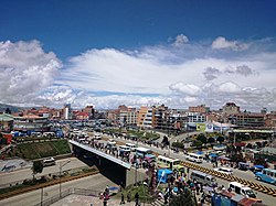 エル・アルトの中心市街地