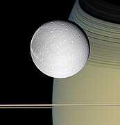 Dione and Saturn