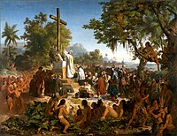 Victor Meirelles: A primeira missa no Brasil, 1861, Museu Nacional de Belas Artes