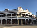 Castle Hotel, York; verandah and timber fretwork added c. 1905.[51]