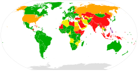 Carte de l'organisation