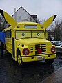 Der Pikachu-Bus auf einem Pokémon Day