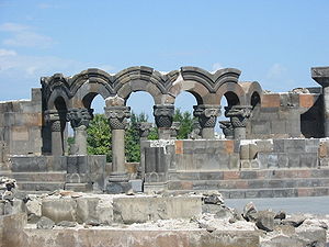 Zvartnots Cathedral ruins, Vagarshapat, Nerses III the Builder, 643-652[150]