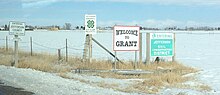 Entering Jefferson County in Grant, Idaho