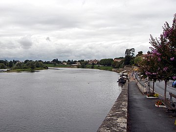 Die Dordogne bei Bergerac