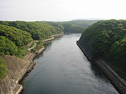 1900年に海軍によって開削された万関瀬戸