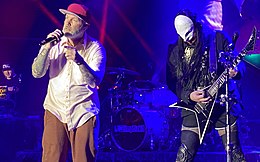 Limp Bizkit performing at Festival of the Lakes 2021