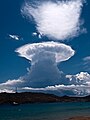 Única célula Cumulonimbus incus - Mykonos / Greece, June 2009