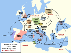 map of Jewish expulsions