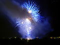 Fireworks from the Malmö Festival, Malmö, Sweden.